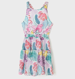 Lilac Printed Dress