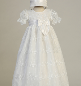 Swea Pea & Lilli Embroidered Tulle Gown w/bow