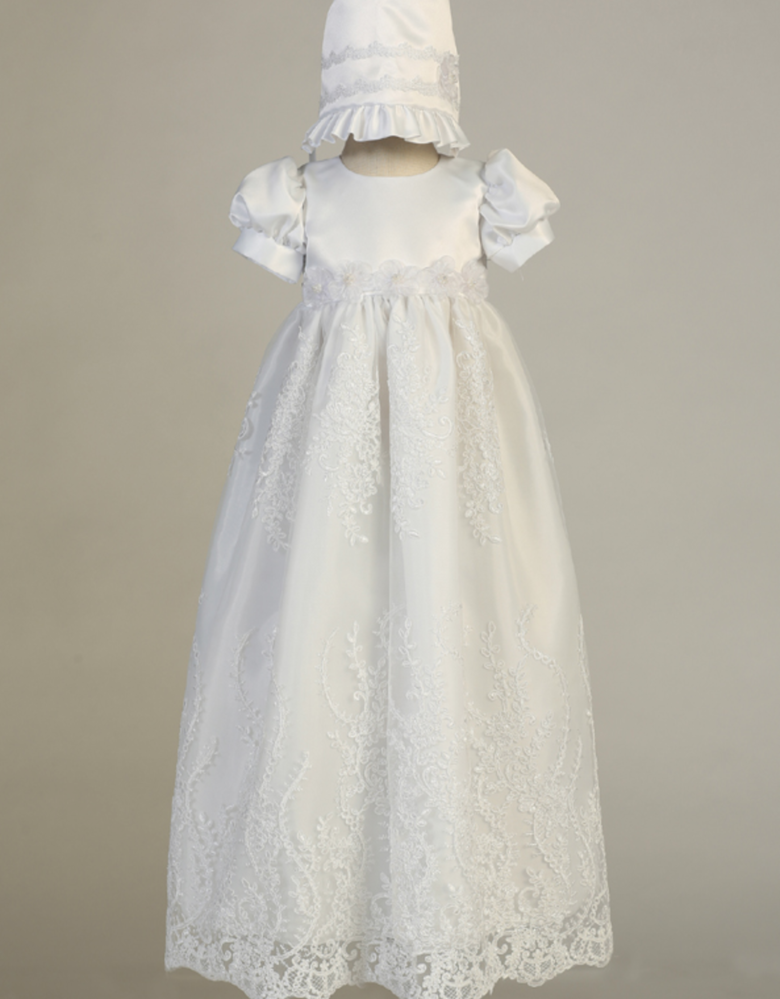 Swea Pea & Lilli Satin & Embroidered Tulle Gown