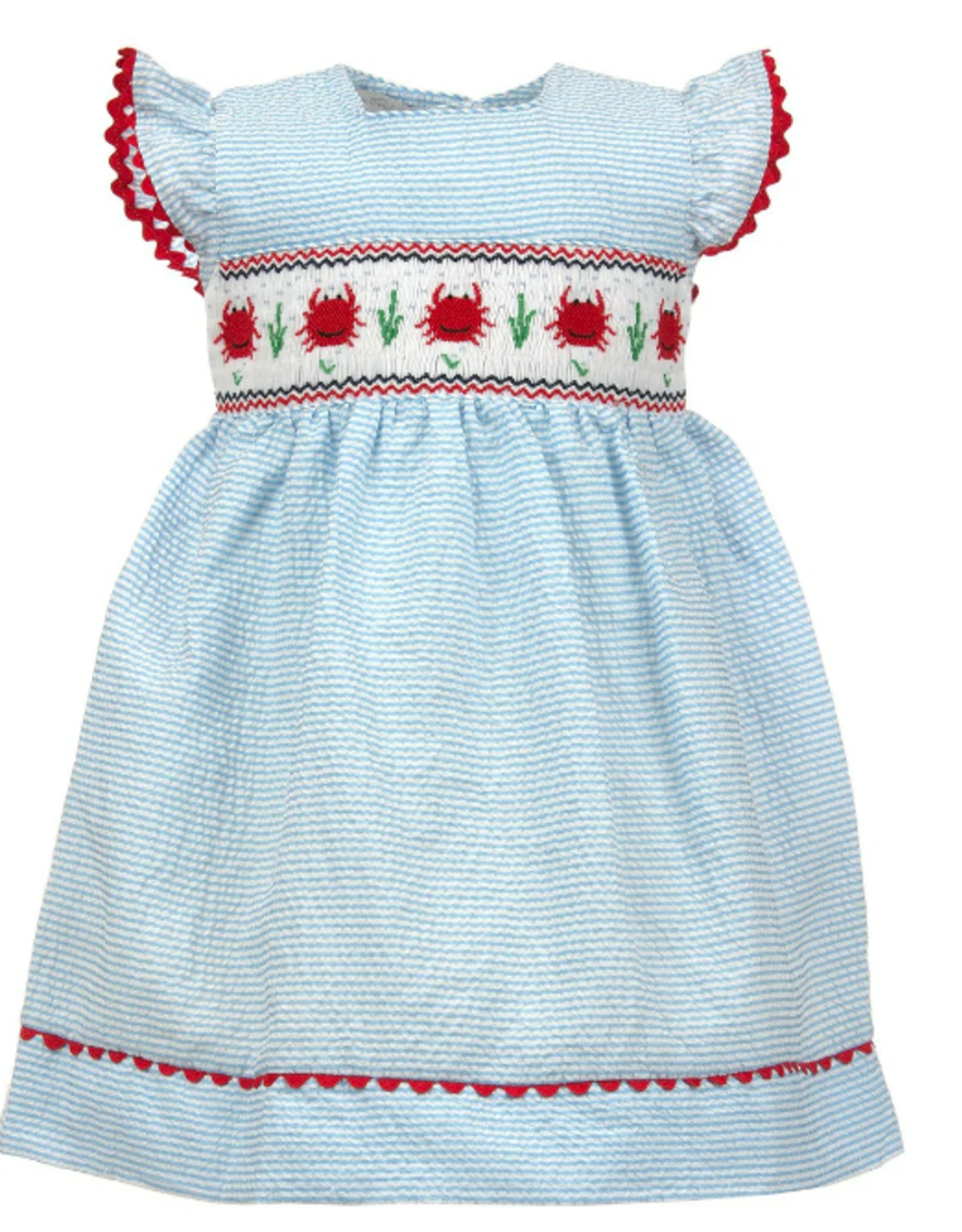 Carriage Boutique Smocked Crabs Dress