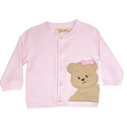 Pink Bear Cardigan