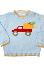 Blue Pumpkin Truck Sweater
