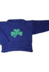 Claver Blue Single Shamrock Sweater Tod