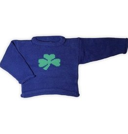 Claver Blue Single Shamrock Sweater Tod