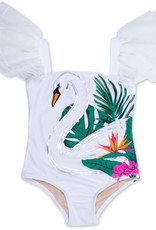 Shade Critters White Swan Swimsuit