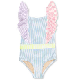 Shade Critters Colorblock Seersucker Swimsuit