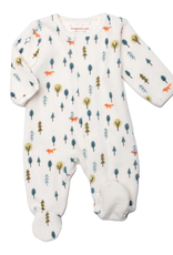 Magnetic Baby Forest Velour Footie