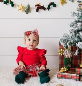 Christmas Plaid Tutu Bodysuit