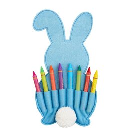 Blue Bunny Crayon Holder