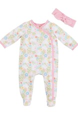 Bunny Floral 1 piece w/HB
