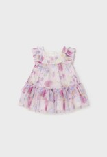 Tulle Printed Dress