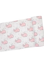 Bubbly Pink Whale Swaddle