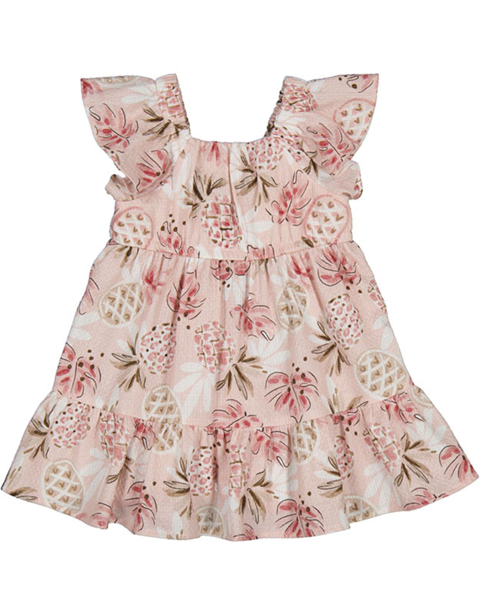 Textured Printed Dress