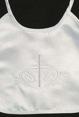 White Satin Bib