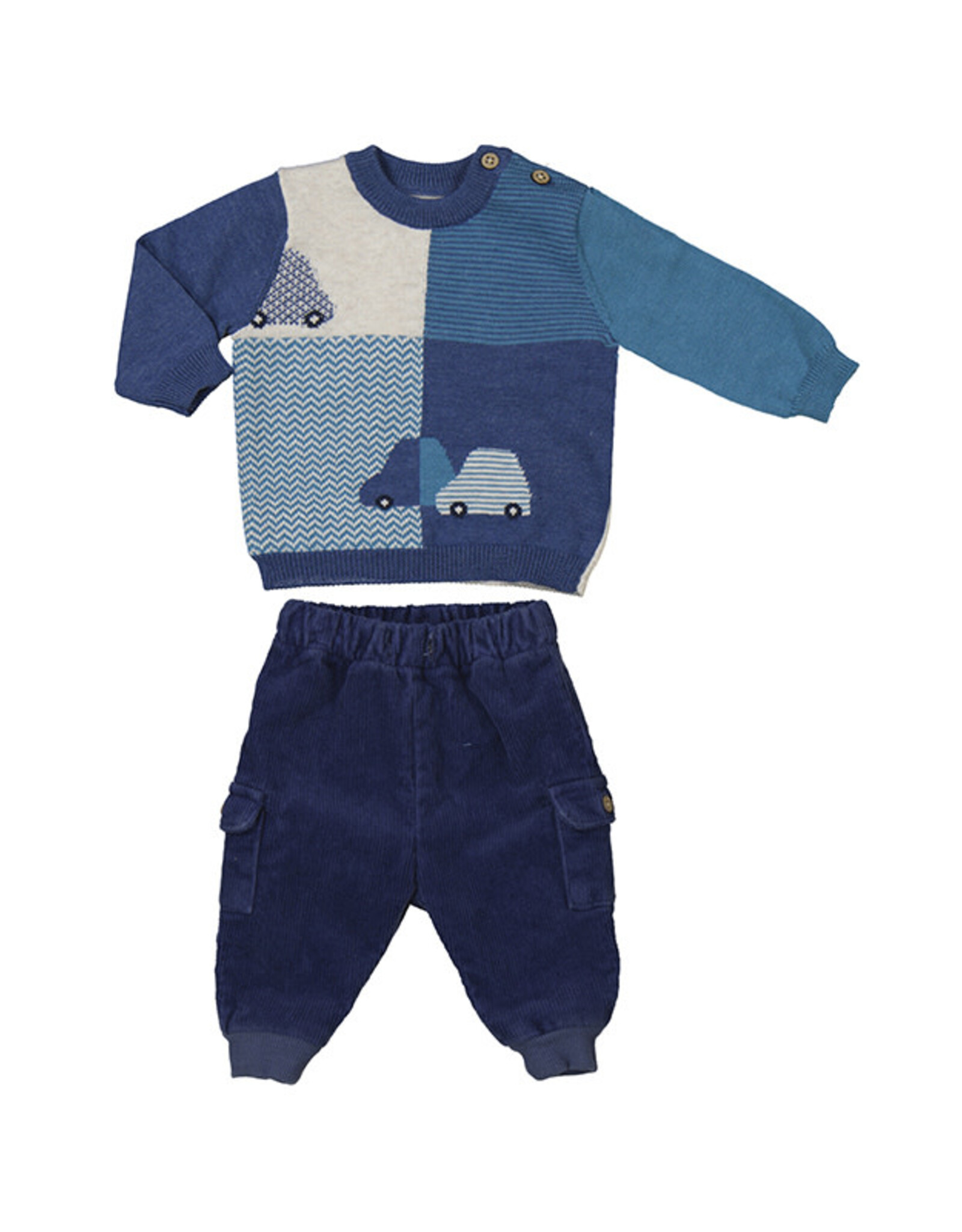 Blueberry Jersey and Trouser Set