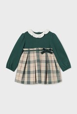 Green Dress Plaid w bow