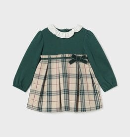 Green Dress Plaid w bow