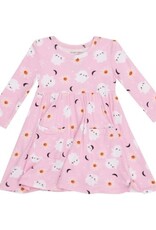 Spooky Ghost Twirly L/S Dress