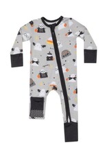 Costumed Ghost 2 Way Zipper Romper