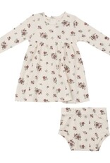 Misty Rose Floral Dress
