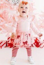 Candy Cane Bodysuit Dress