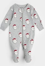 Petit Lem Gray Santa Footie