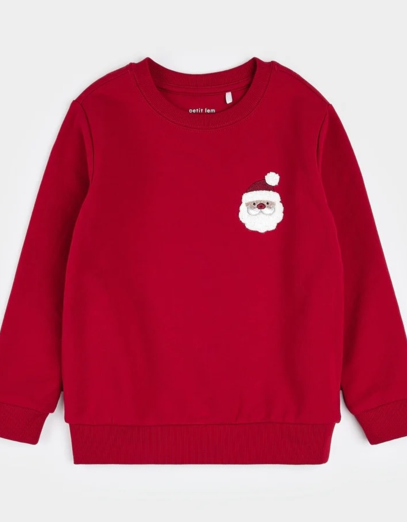 Petit Lem Santa Sweatshirt Red