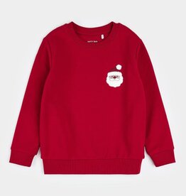 Petit Lem Santa Sweatshirt Red