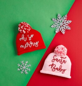 Red Oh So Merry Hat 2T-5T
