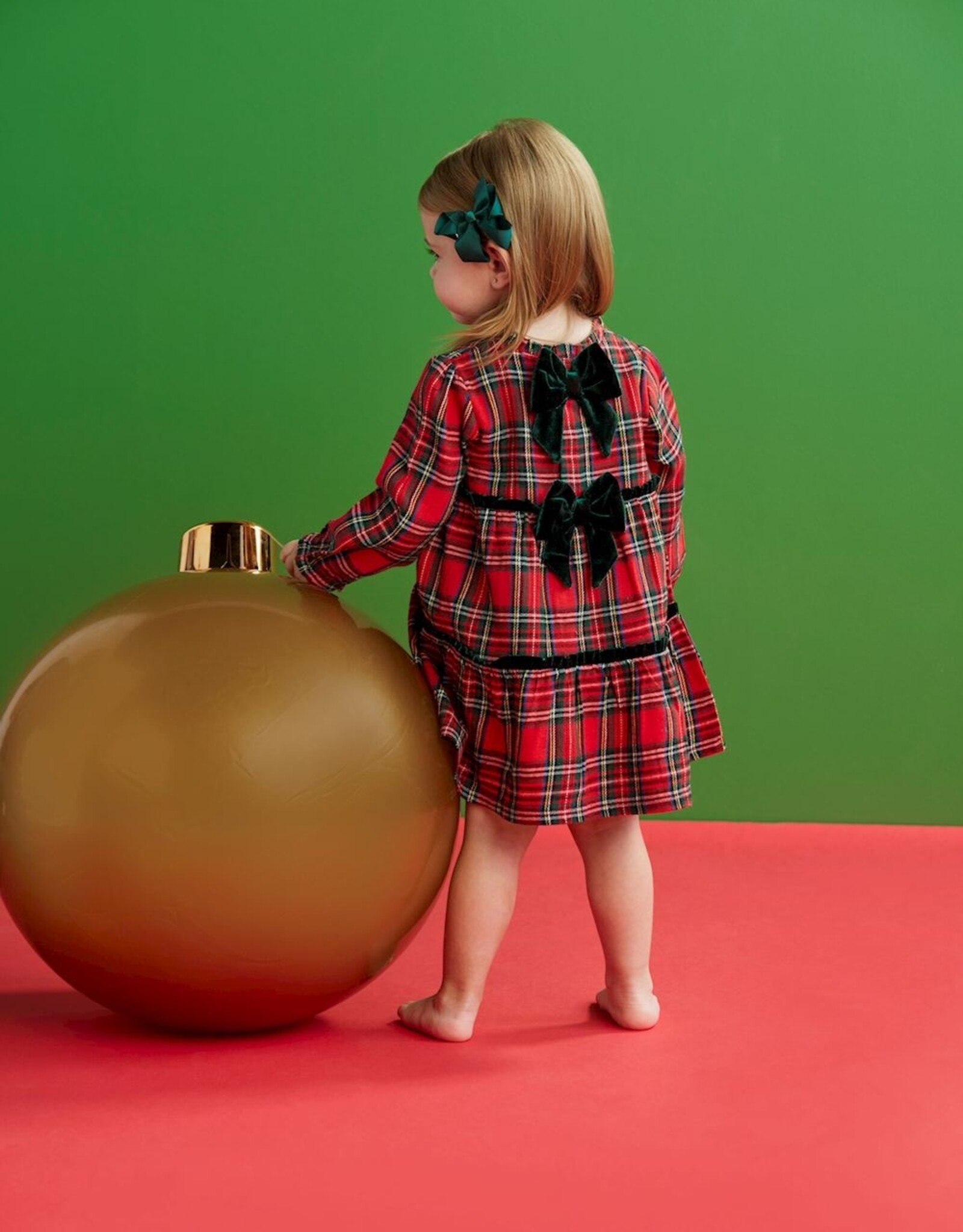 Tartan Tiered Dress