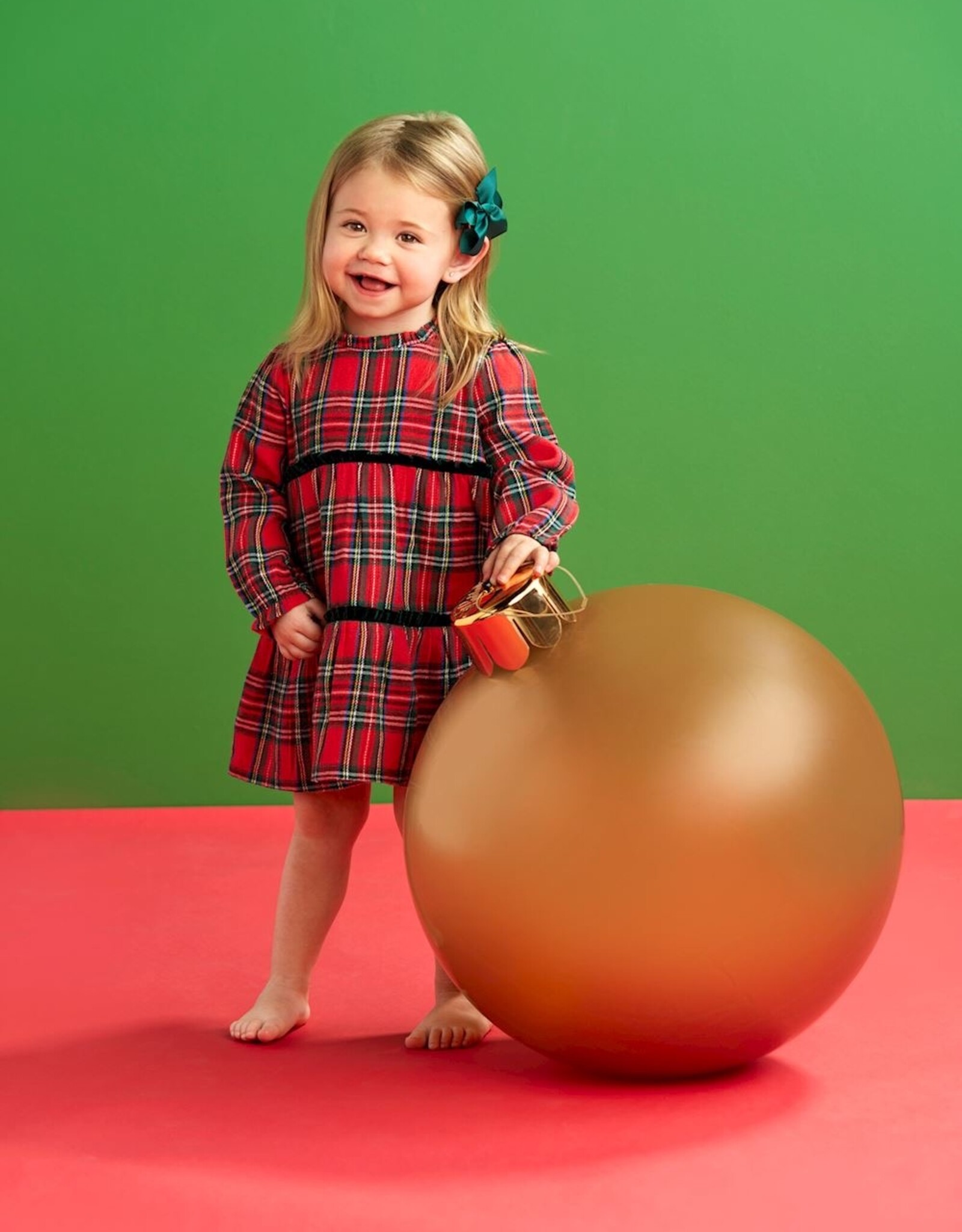 Tartan Tiered Dress