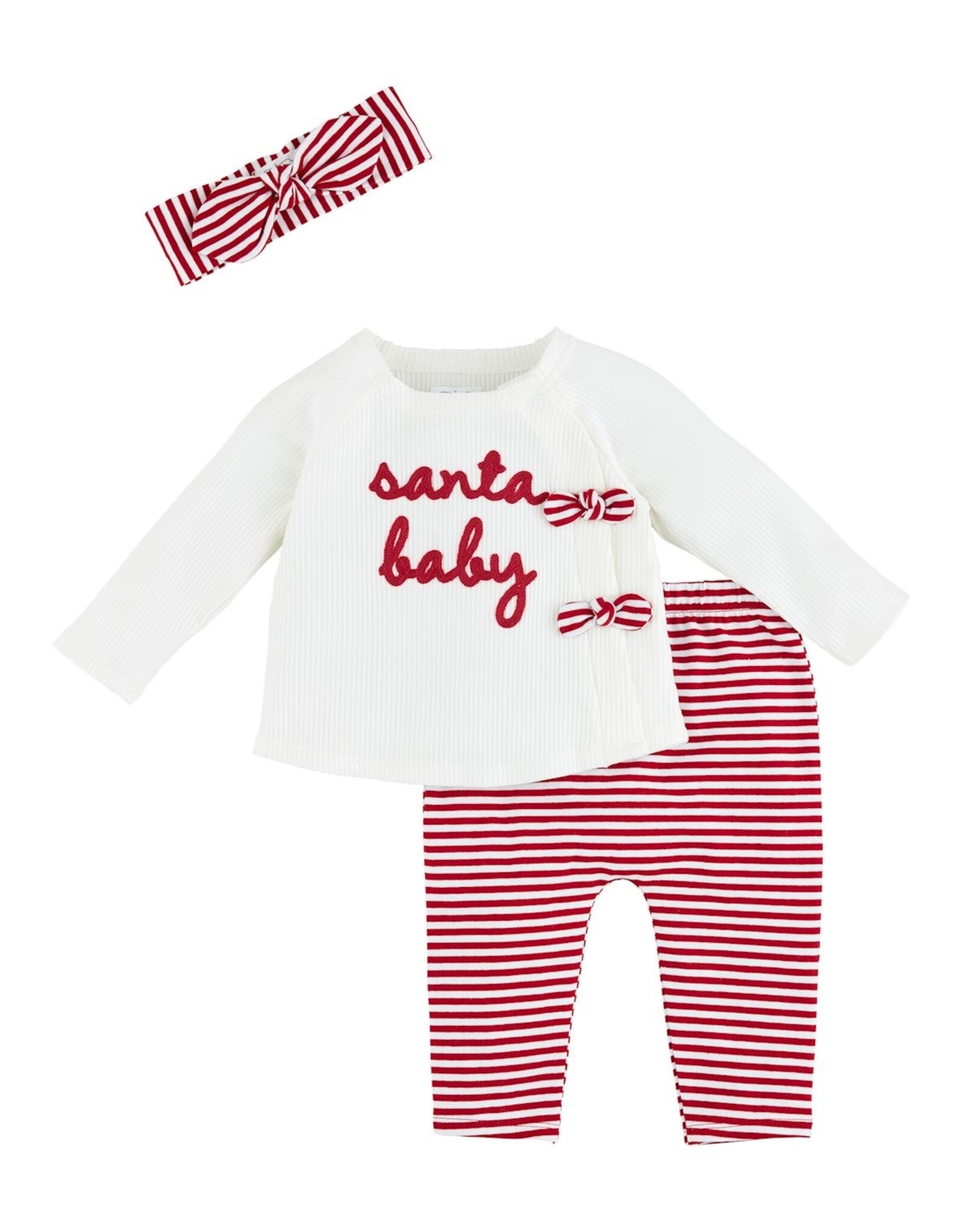Santa Baby Pant w/ Headband Set