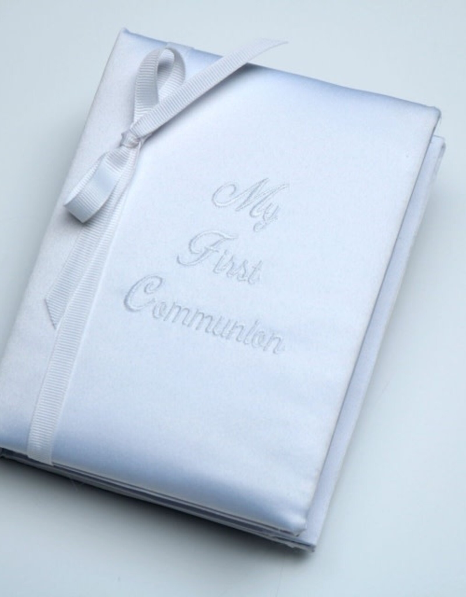 White Satin My First Communion Photo Album