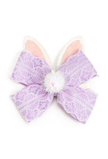 Lavender Bunny Bow Clip