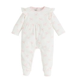 Bow Print Footie