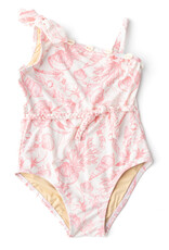 Shade Critters Seaside Toile 1 Shoulder Swimsuit