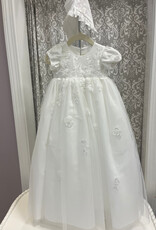 Maci's Design Ivory Beaded Top Gown