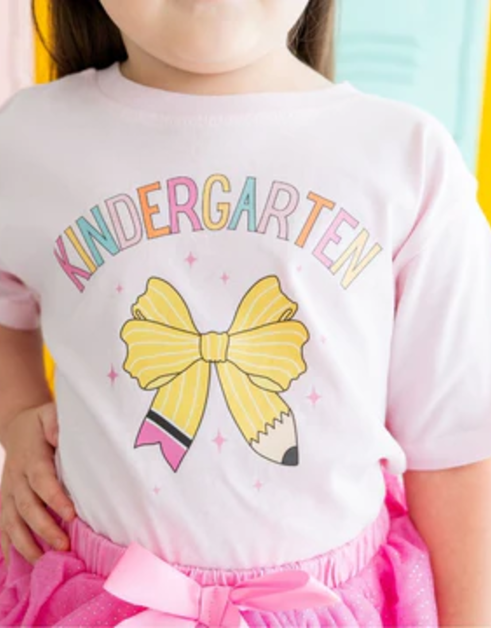 Kindergarten Pencil Bow Shirt