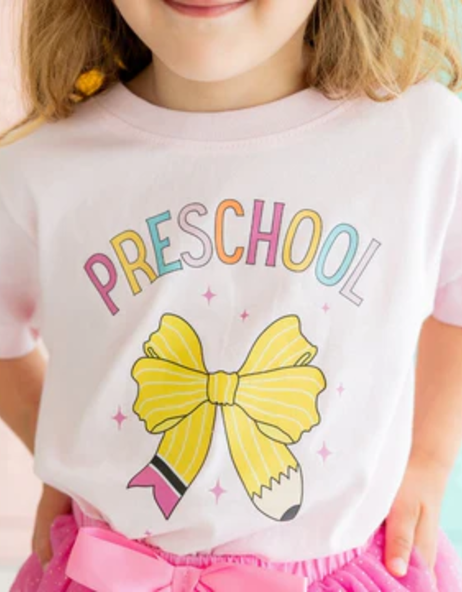 Preschool Pencil Bow Shirt