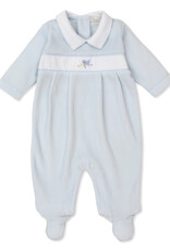 Kissy Kissy Playful Pups Velour Footie