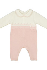 Crystal Pink Knit Romper