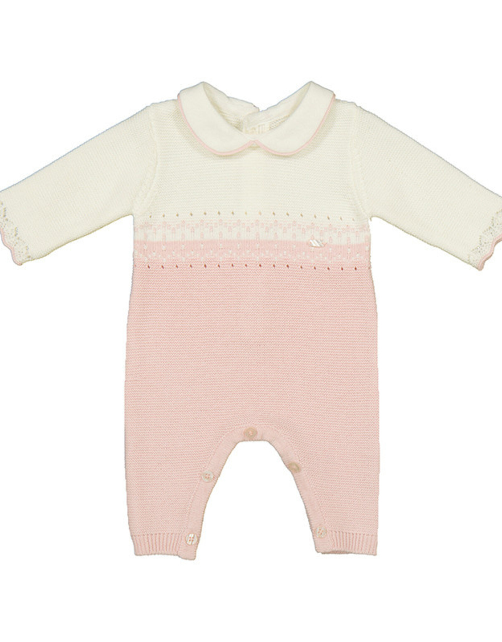 Crystal Pink Knit Romper