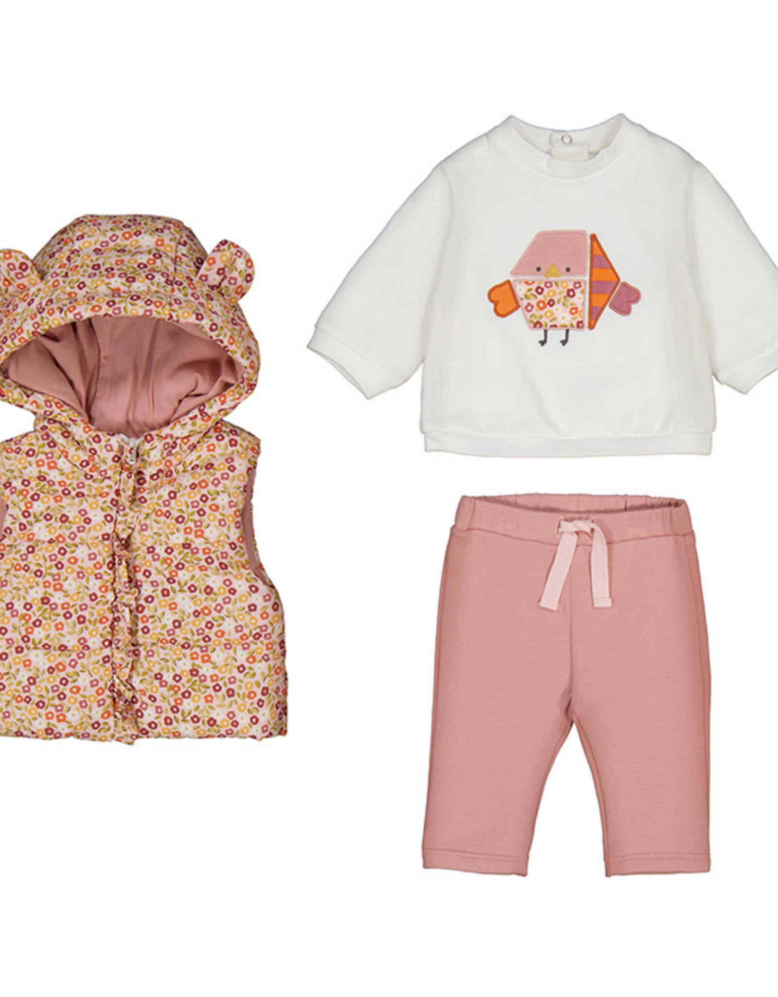 Peach Vest w/Outfit