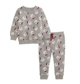 Gray Santa jogger Set 2t/3t