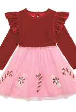 Candy Cane Tutu Dress 12-18m