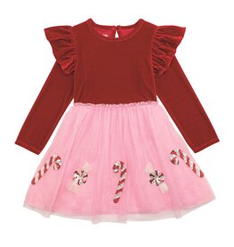 Candy Cane Tutu Dress 12-18m
