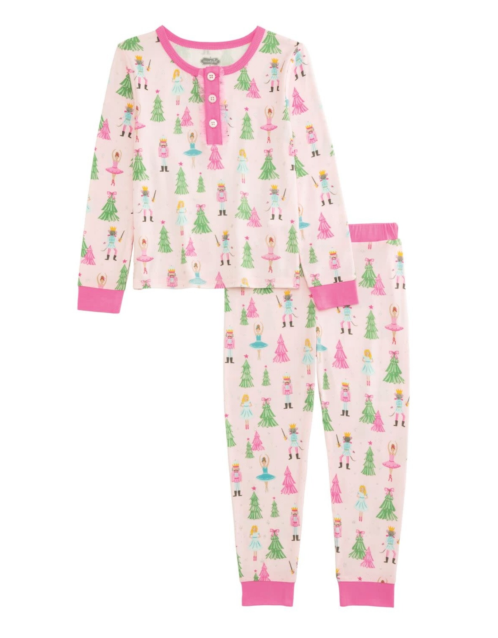 Pink Nutcracker 2pc Pajama Set