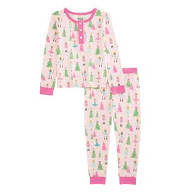 Pink Nutcracker 2pc Pajama Set