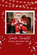 Santa Timeslot Sunday Nov. 16th Hour 3