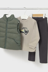 Green Vest Pant Set